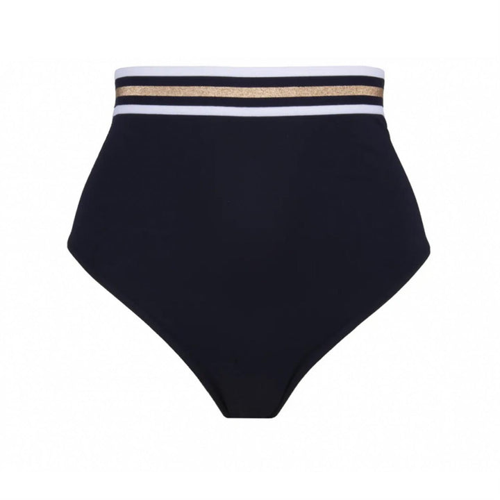 Lise Charmel Énergie Nautique high waist bikinitruse med glansfullt midjebånd