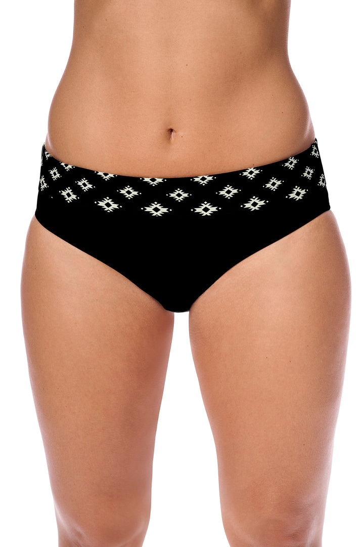 Palermo Bikinitruse Svart/Off-White