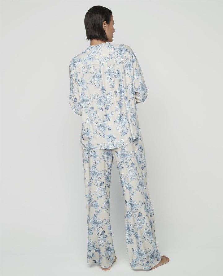 Pysjamas Viskose Blå