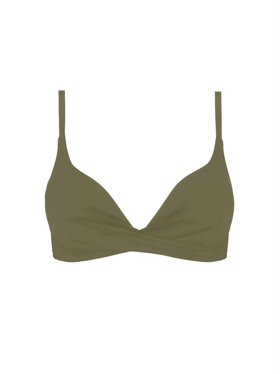 La Chiquissima Triangel Bikinioverdel Kaki Chic