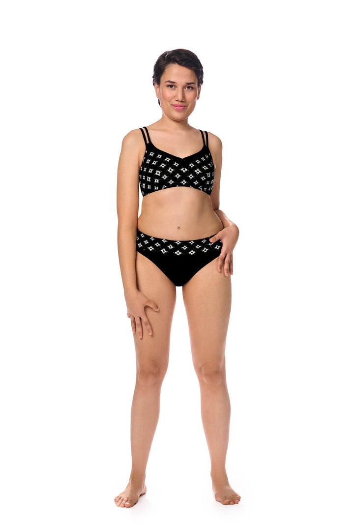 Palermo Protese Bikinitopp Svart/Off-White