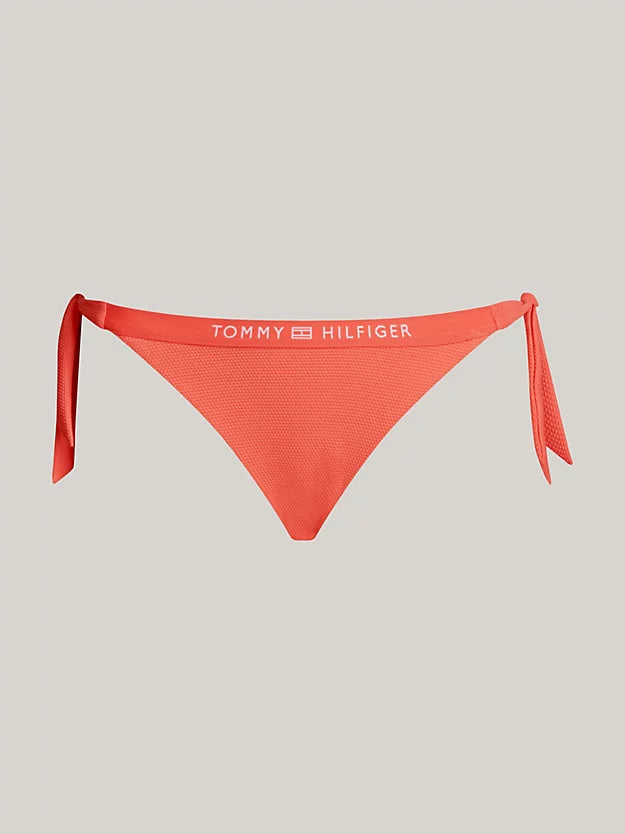 Tonal Logo Bikinitruse Knyting Mosaic Vermillion