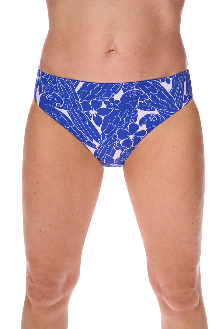 Azores Bikinitruse Vendbar Blå/Hvit