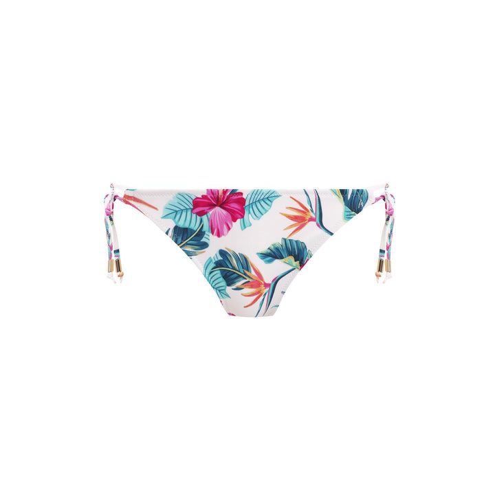 Palm Paradise Bikinitruse Knyting Hvit
