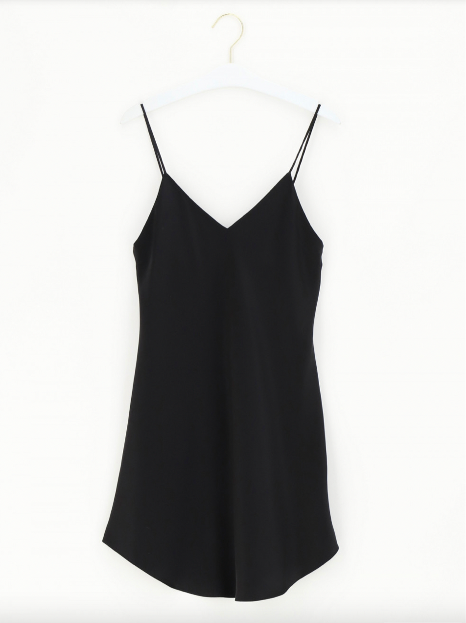 Basic Seduction Kjole Silke Svart