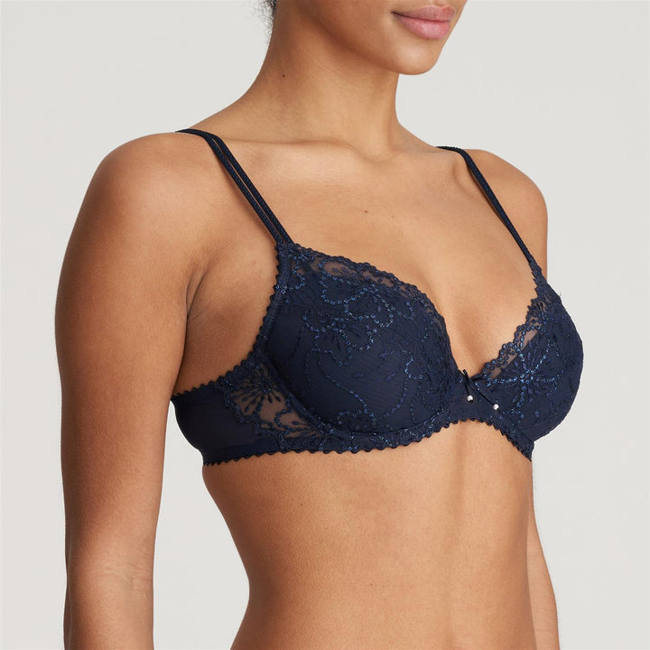 Jane Push-up Bh Velvet Blue