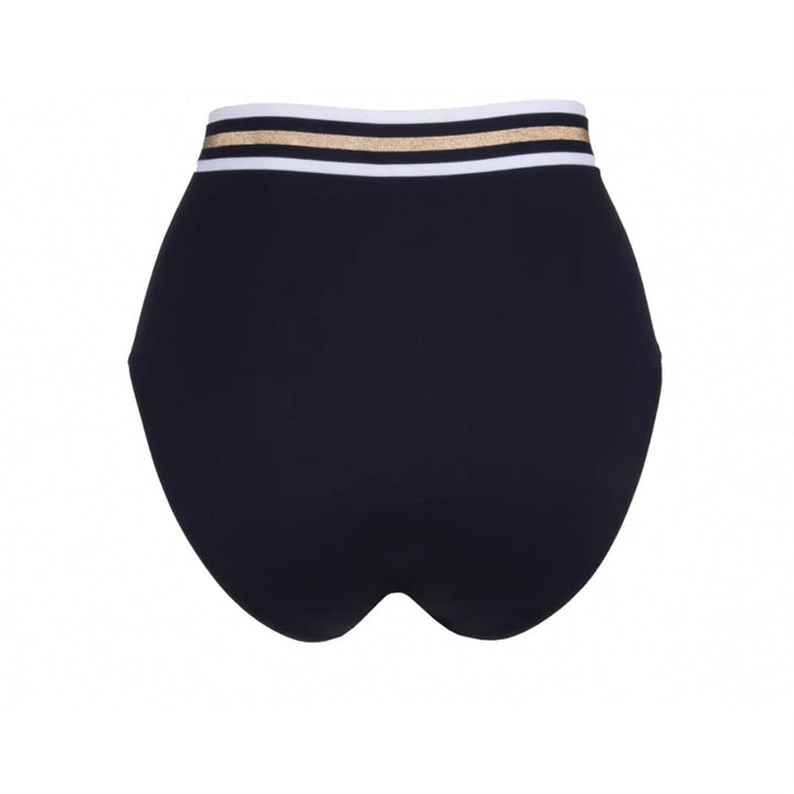Lise Charmel Énergie Nautique high waist bikinitruse med glansfullt midjebånd - ryggbilde