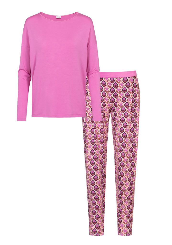 Diamond Leaves Pysjamas Bubblegum Pink