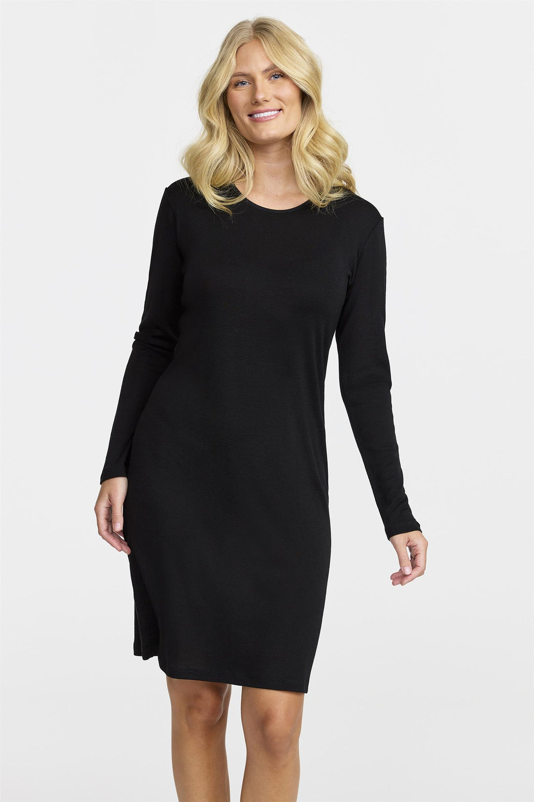 100% Merinoull - Nattkjole Svart