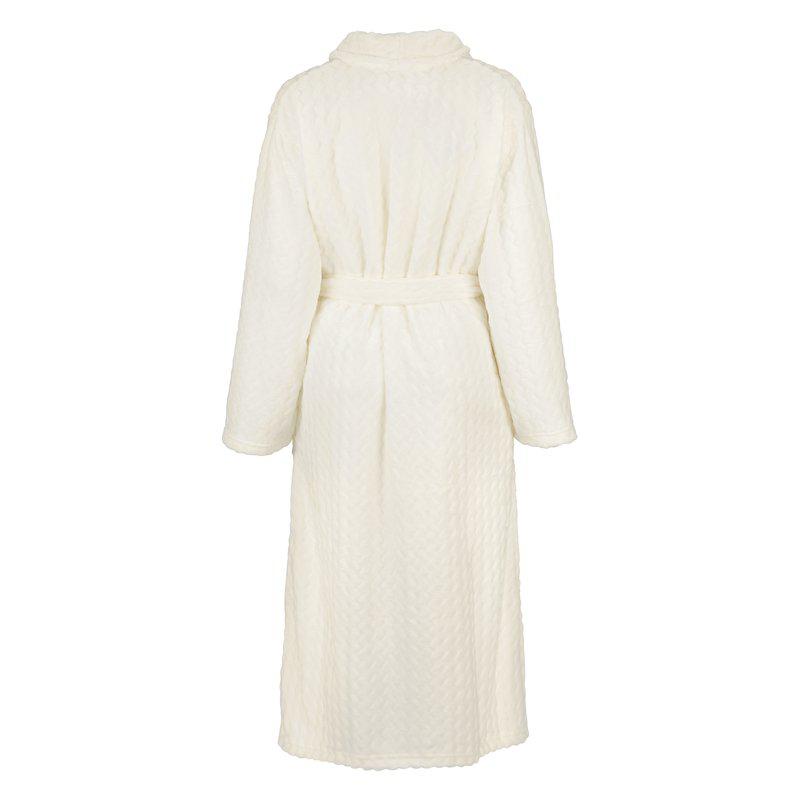 Morgenkåpe Fleece Ivory