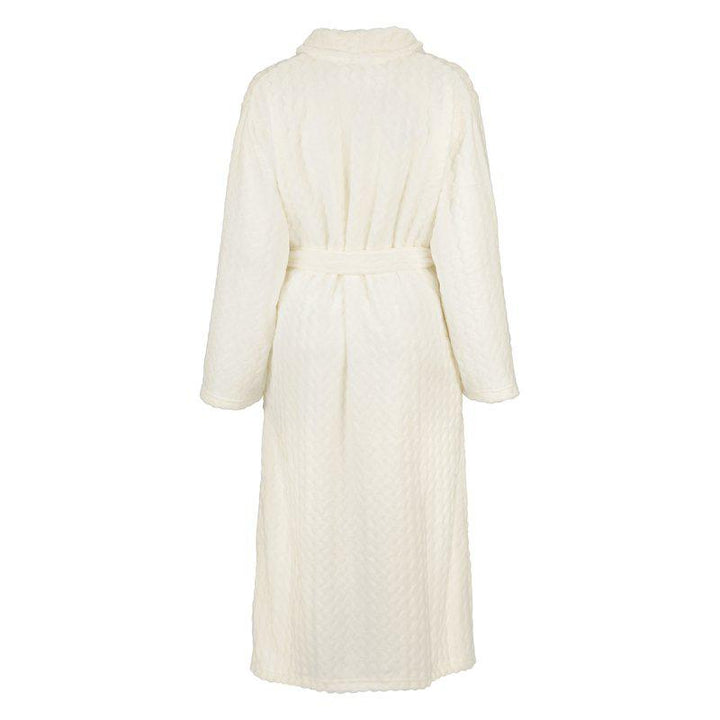 Morgenkåpe Fleece Ivory
