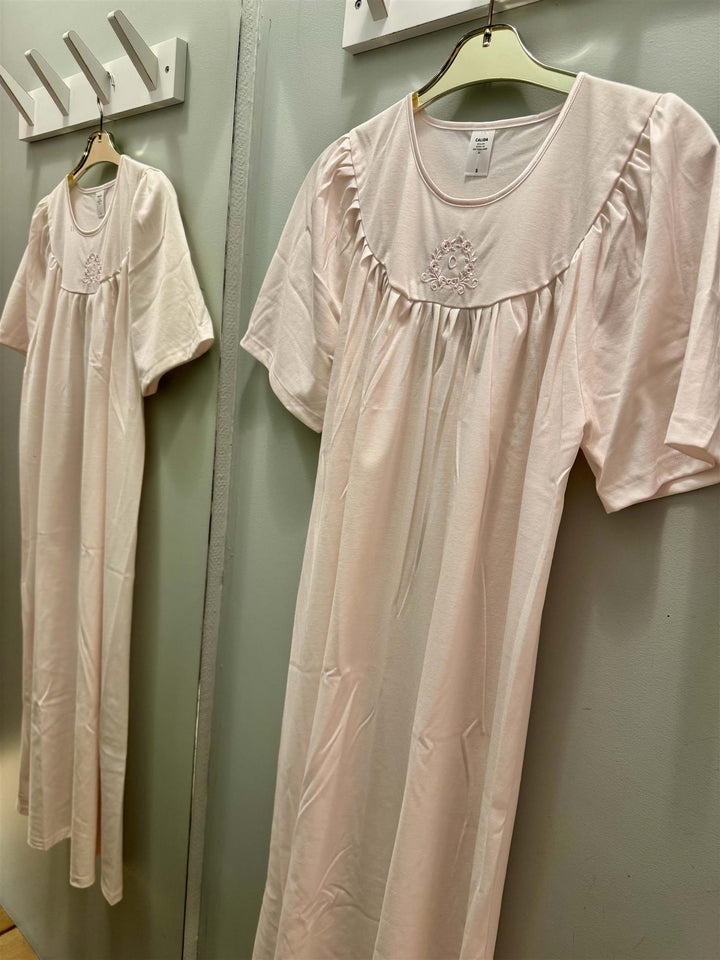 Soft Cotton Nattkjole Korte Ermer Bonbon