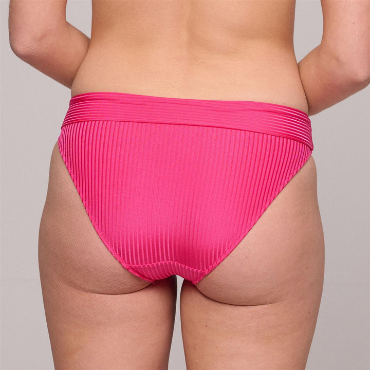 Emly Bikinitruse med brettekant Dragon Fruit