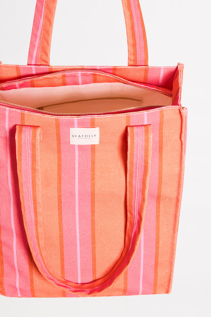 Carried Away Aurora Tote Bag Peach
