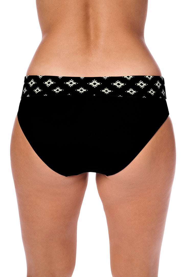 Palermo Bikinitruse Svart/Off-White