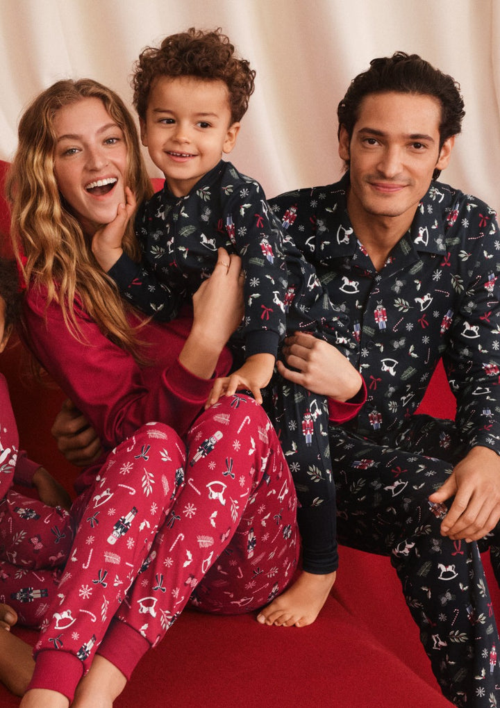 Calida pysjamas til herre – økologisk heavy interlock-bomull og klassisk passform