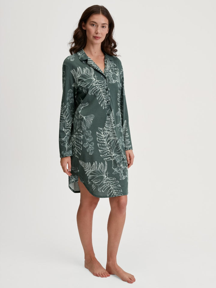 Favourites Botanic Nattkjole Deep Emerald Green