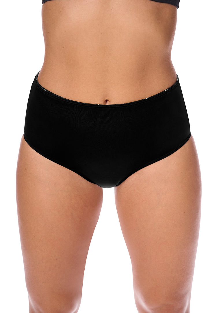 Palermo Bikinitruse Svart/Off-White