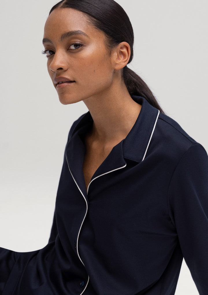 Night Lovers Pysjamas Dark Lapis Blue