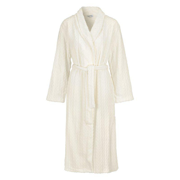 Morgenkåpe Fleece Ivory