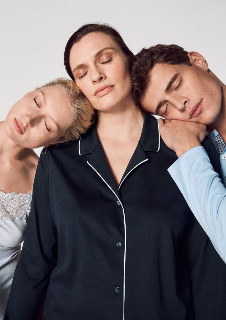 Night Lovers Pysjamas Dark Lapis Blue