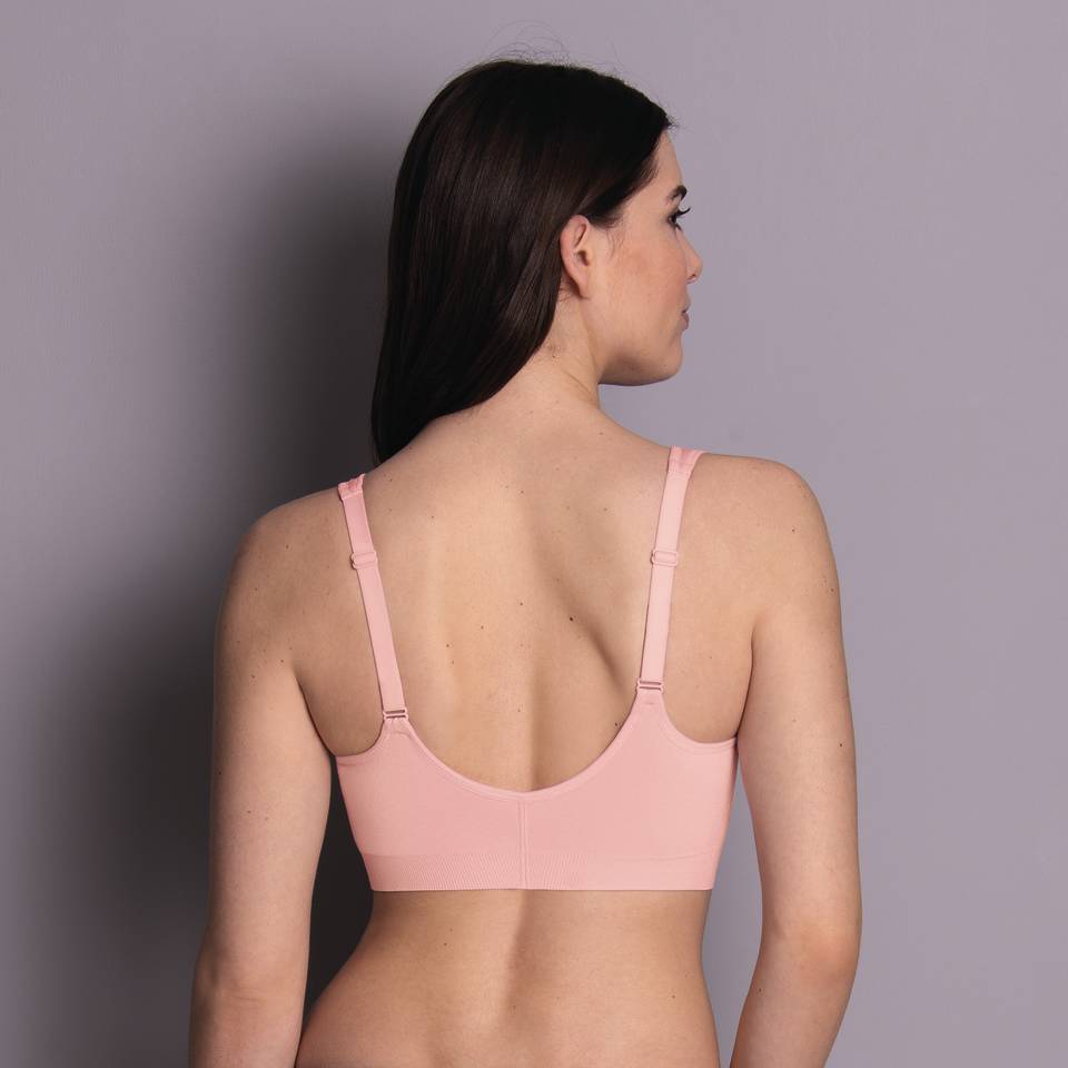 Anita Lynn Protese-BH med glidelås foran farge Lotus - ryggbilde