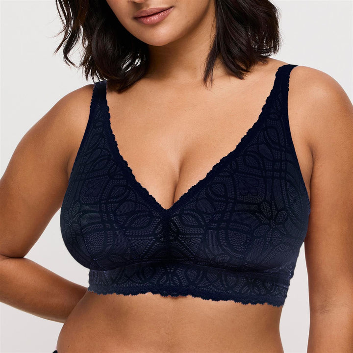 Salerno Bralette Midnight Blue