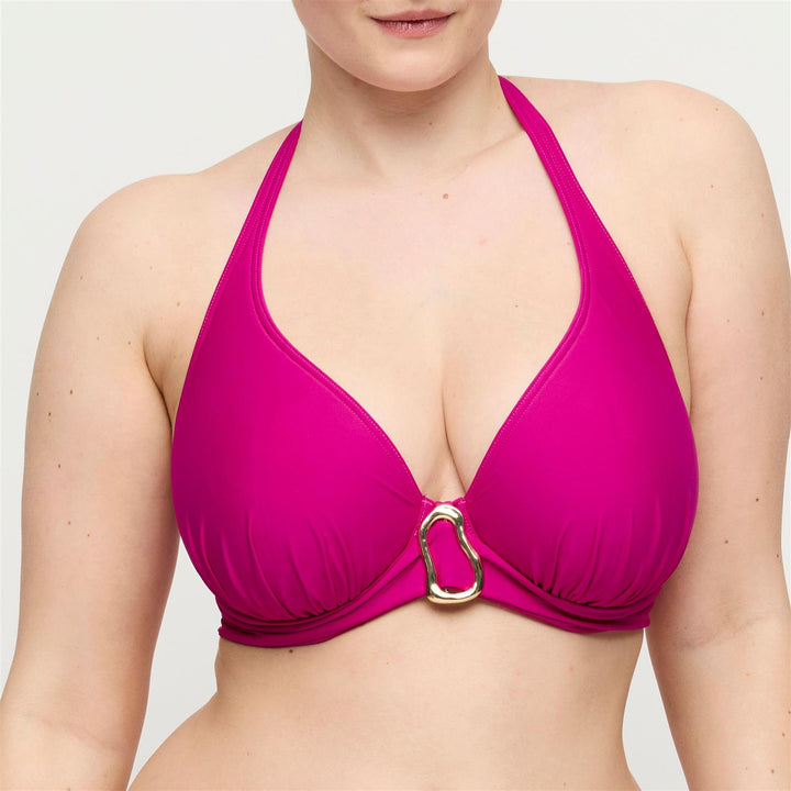 Uvita Plunge Bikinioverdel Deep Magenta
