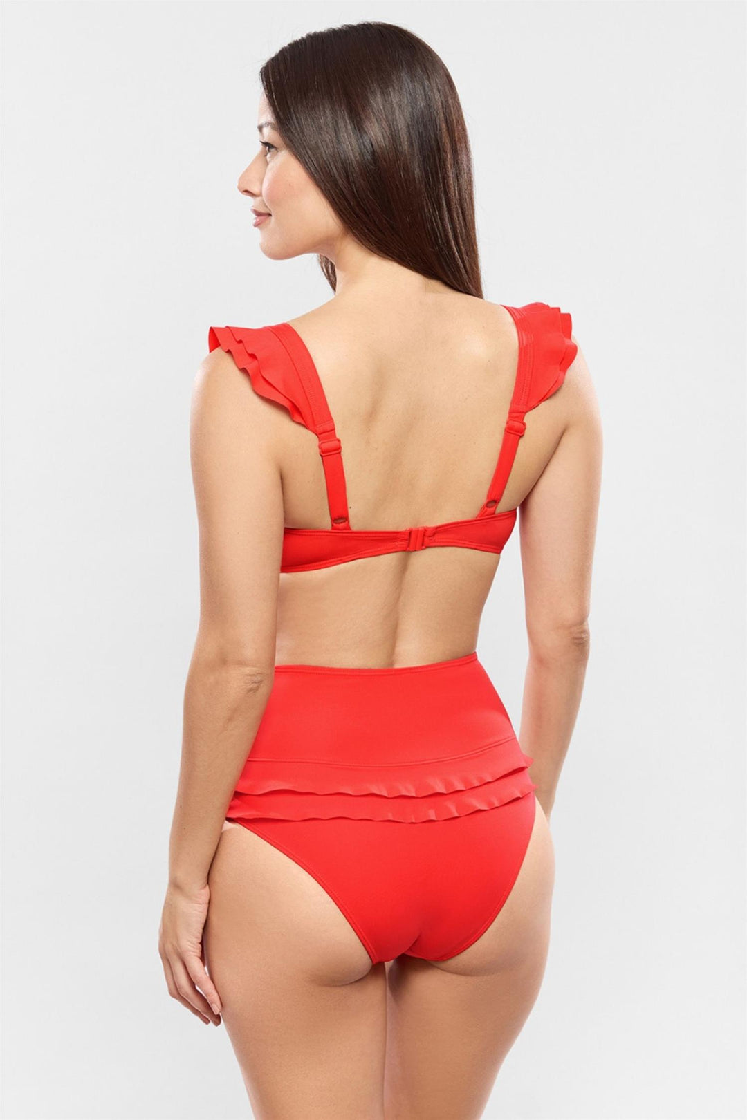 Glam High Waist Bikinitruse Poppy