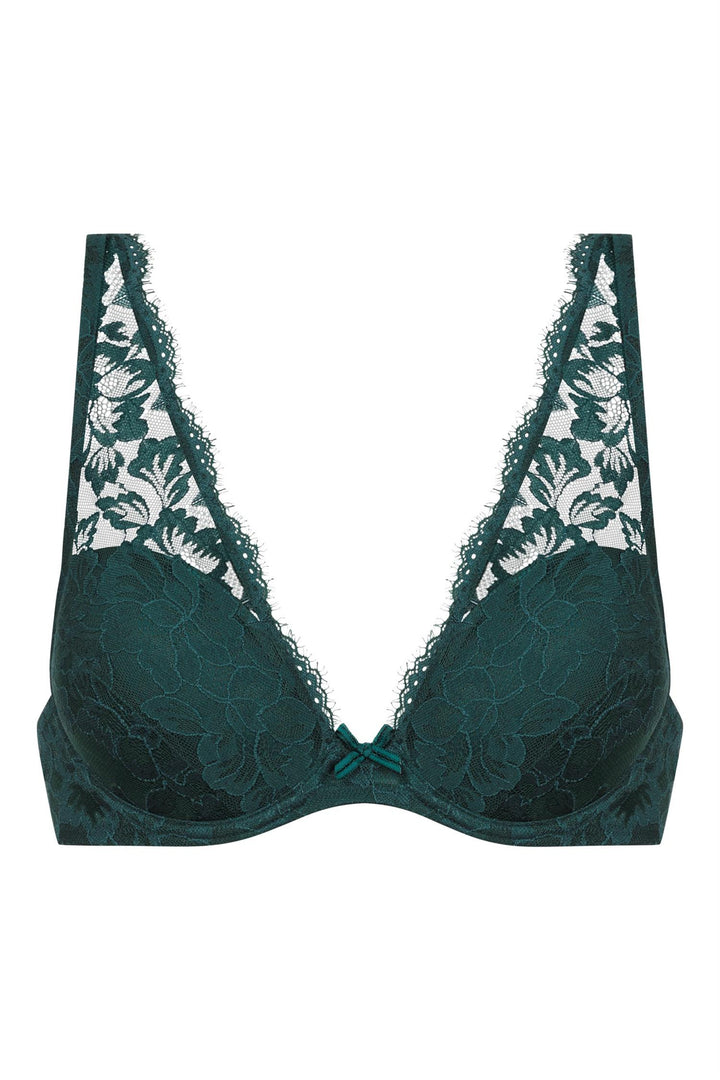 Amazing Plunge-BH Green Leaves