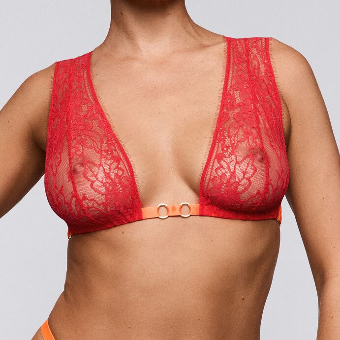 Lovelace Bralette Hibiscus