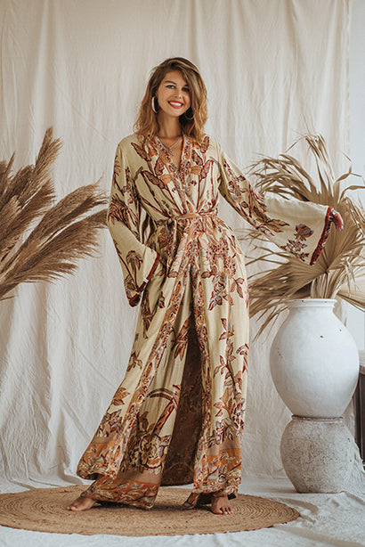 Maxi Kaftan Terra Di Siena