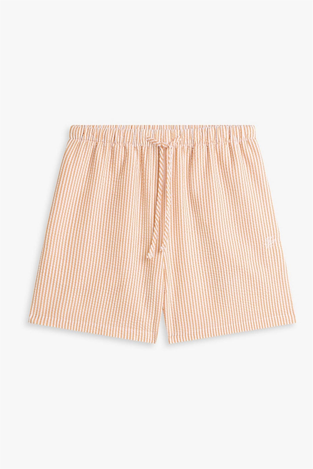 Ithaca Stripe Shorts Orange Hype/ White