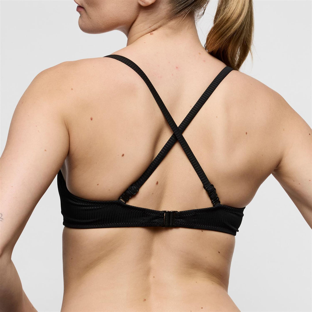 Cassie Heart Shape Bikinioverdel Svart