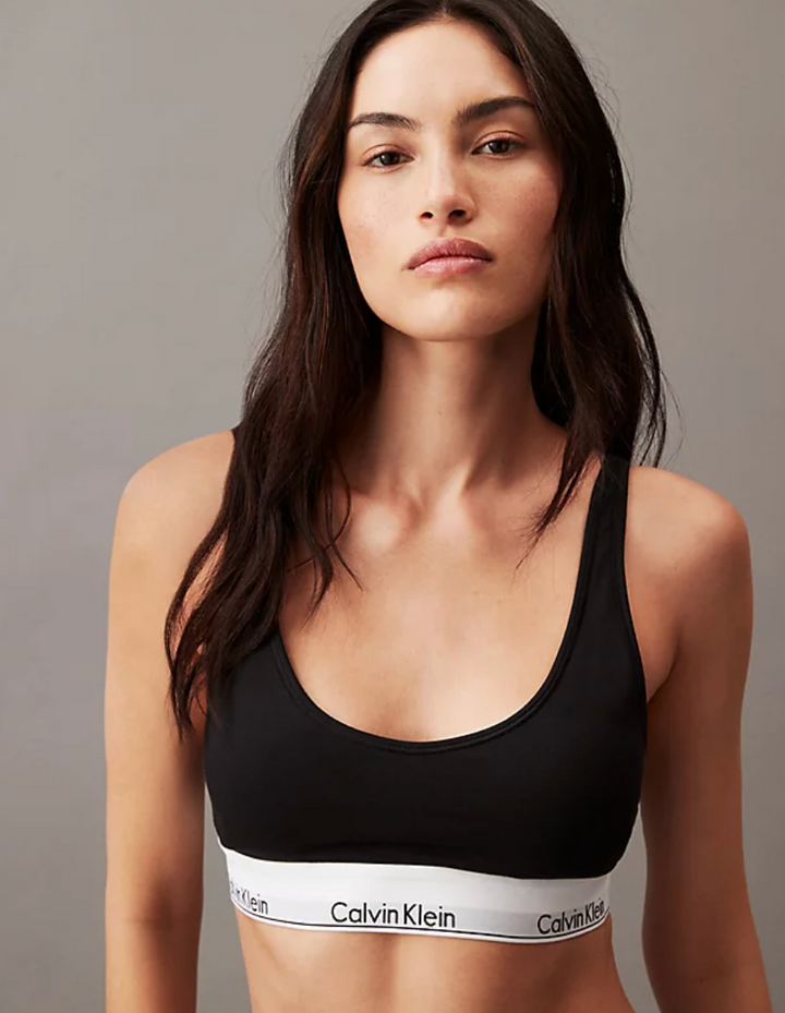 Modern Cotton Bralette Svart