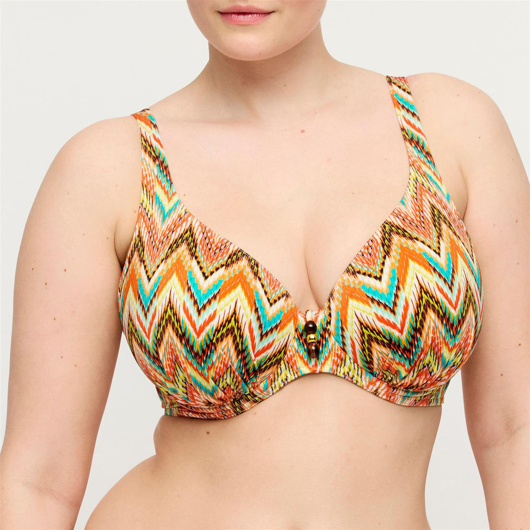 Primadonna Tubou plunge bikinioverdel Ikat Summer.