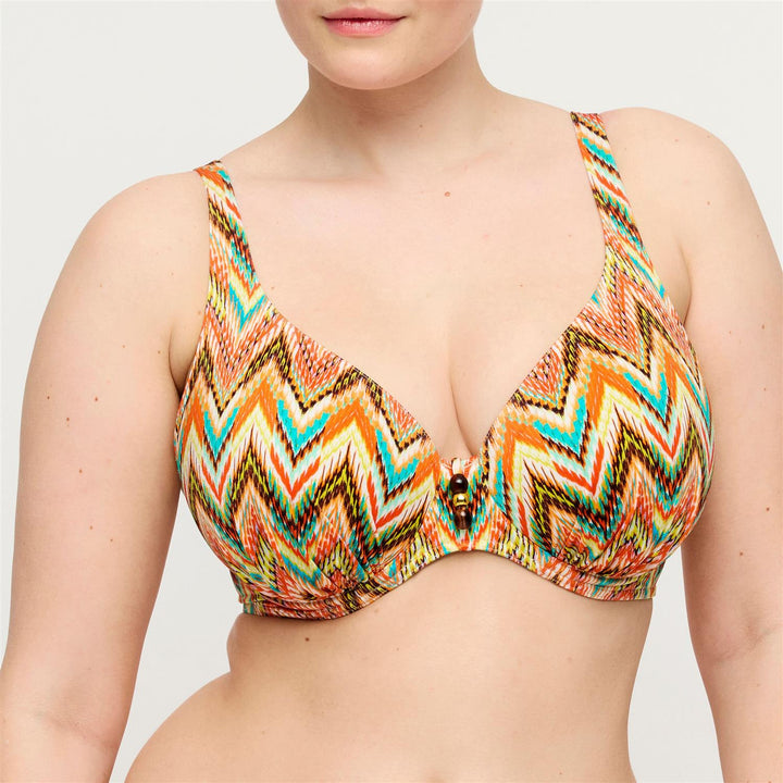 Tubou Plunge Bikinioverdel Ikat Summer