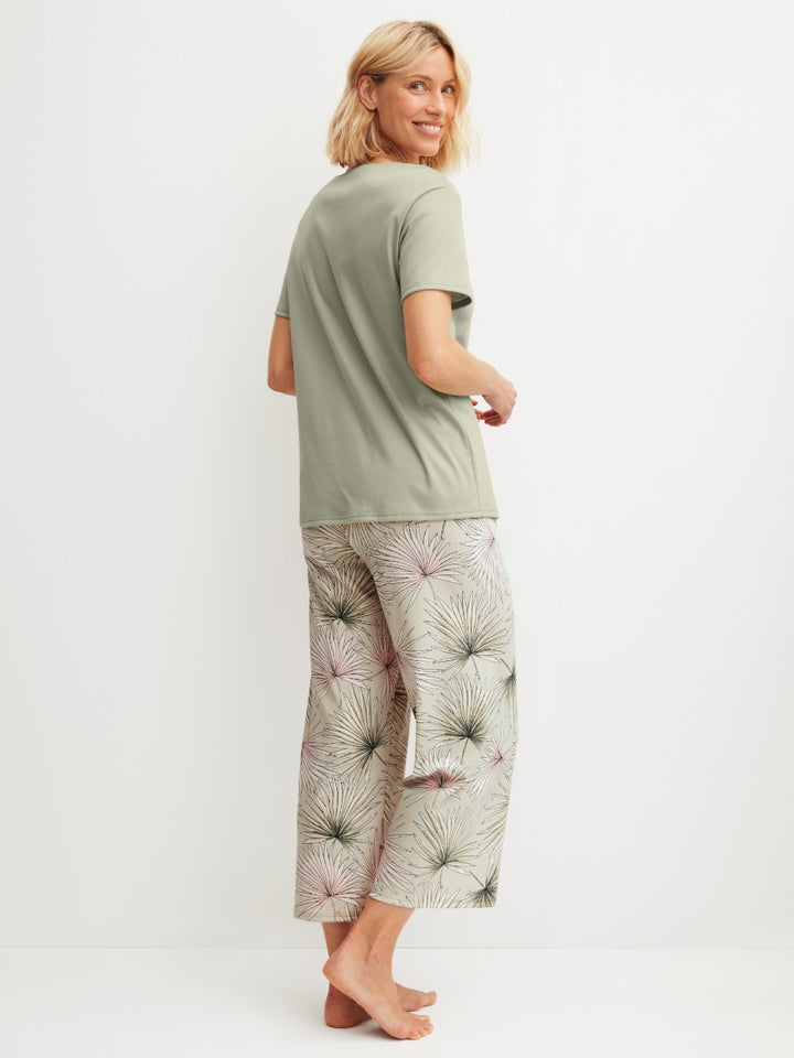 Leaf Dreams 7/8 Pysjamas Tea Green