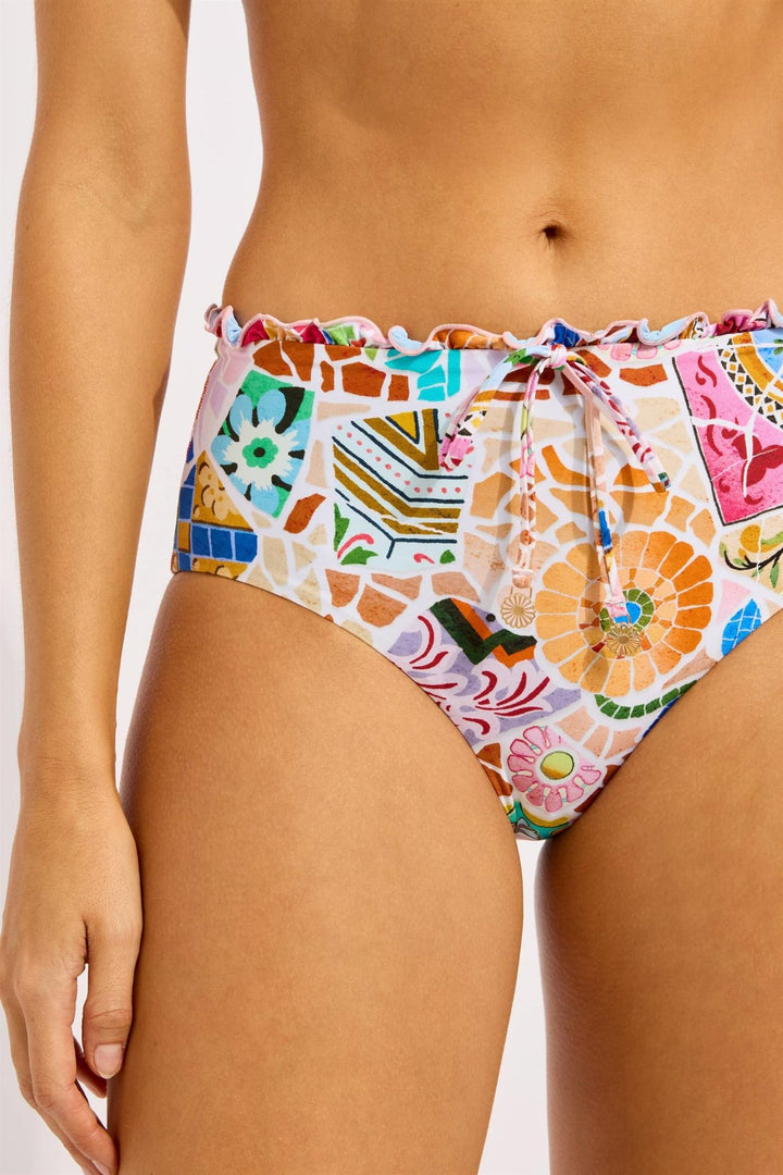 Beach Bohème High Waist Bikinitruse Parfait Pink