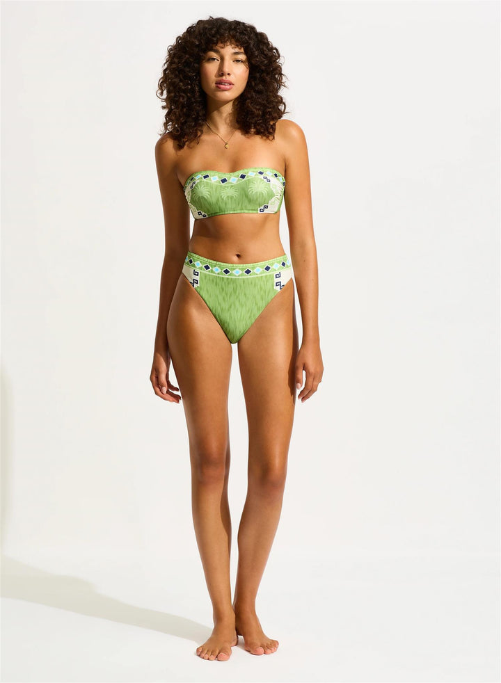 Kasbah High Rise Bikinitruse Sage
