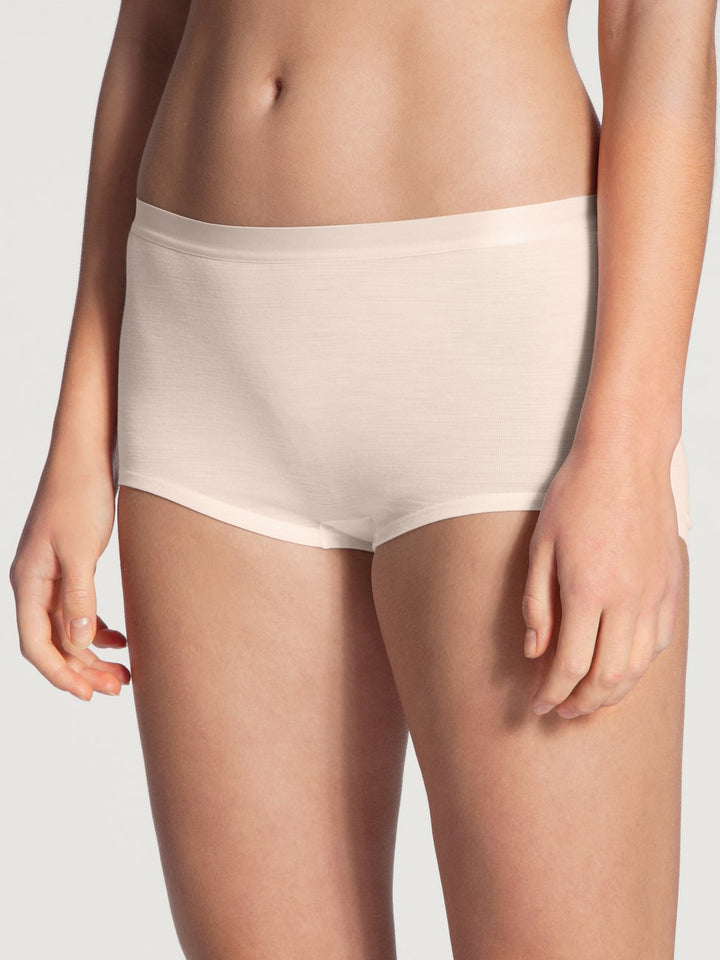 True Confidence Ull/silke boxer Light Ivory