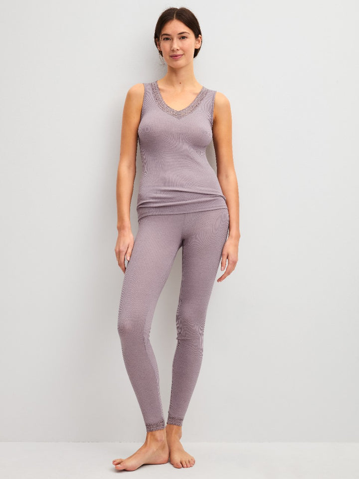 Silky Wool Joy Ull/silke Trøye Purple Dove