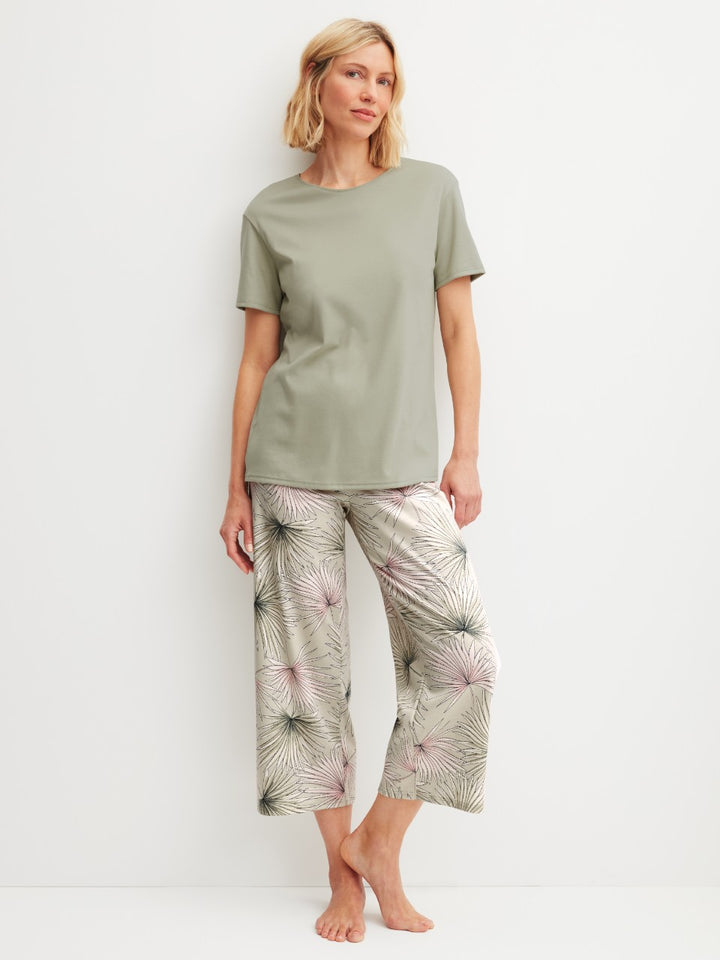 Leaf Dreams 7/8 Pysjamas Tea Green