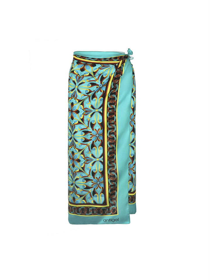La Psychedelique Pareo Bleu Vibrant