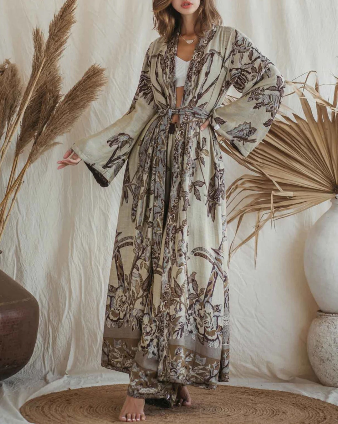 Maxi Kaftan Burnt Umber