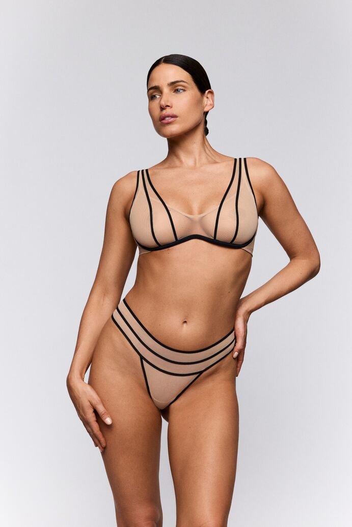 Yulimar Flexi-wire Bralette Svart