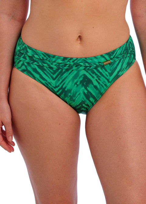 Punta Mita Mid Rise Bikinitruse Emerald