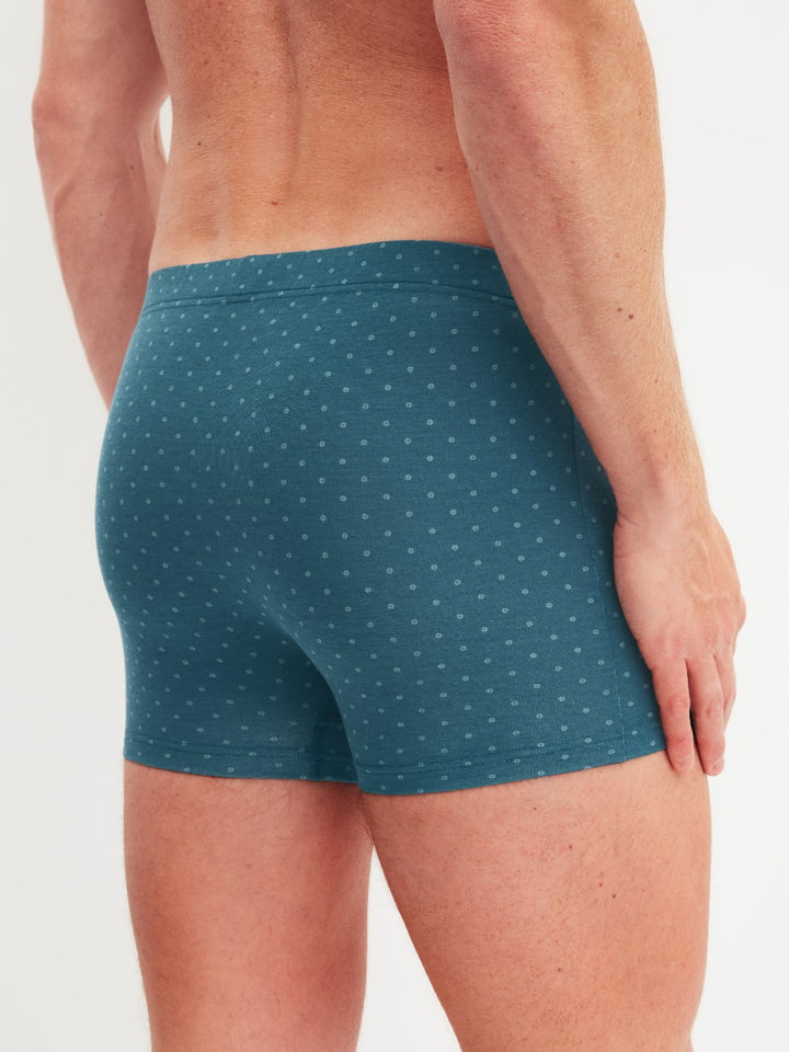 Cotton Code Design Boxer Deep Petrol