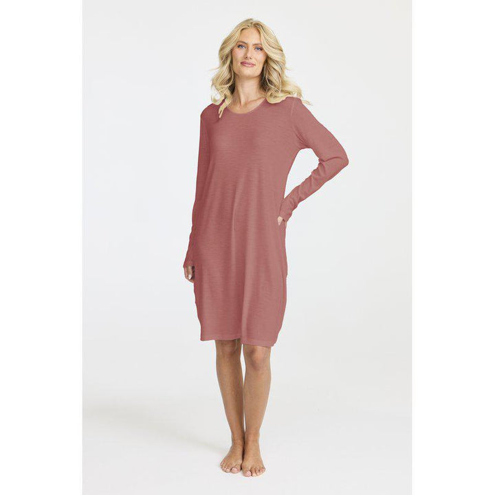 100% Merinoull - Nattkjole Rosewood