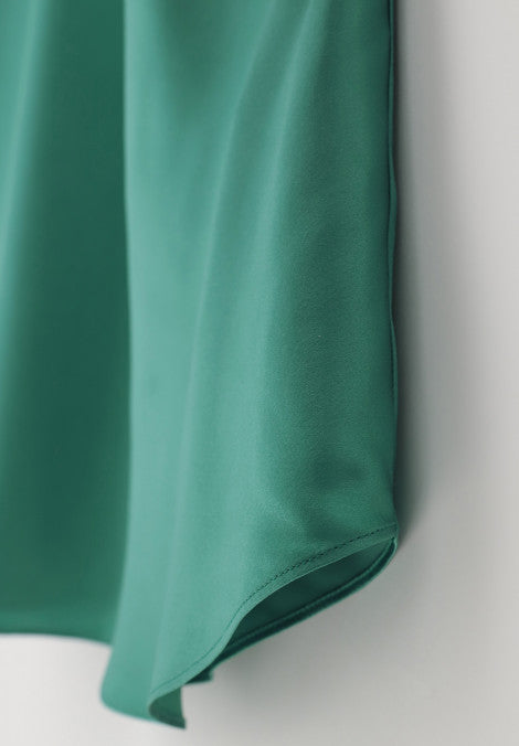 Basic Seduction Kjole Silke Emerald
